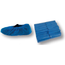 Cubre zapatos desechable azul 100 uds