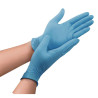 Guantes de nitrilo azul sin polvo TALLA MEDIANA