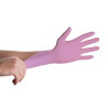 Guantes de nitrilo sin polvo color rosa TALLA XL